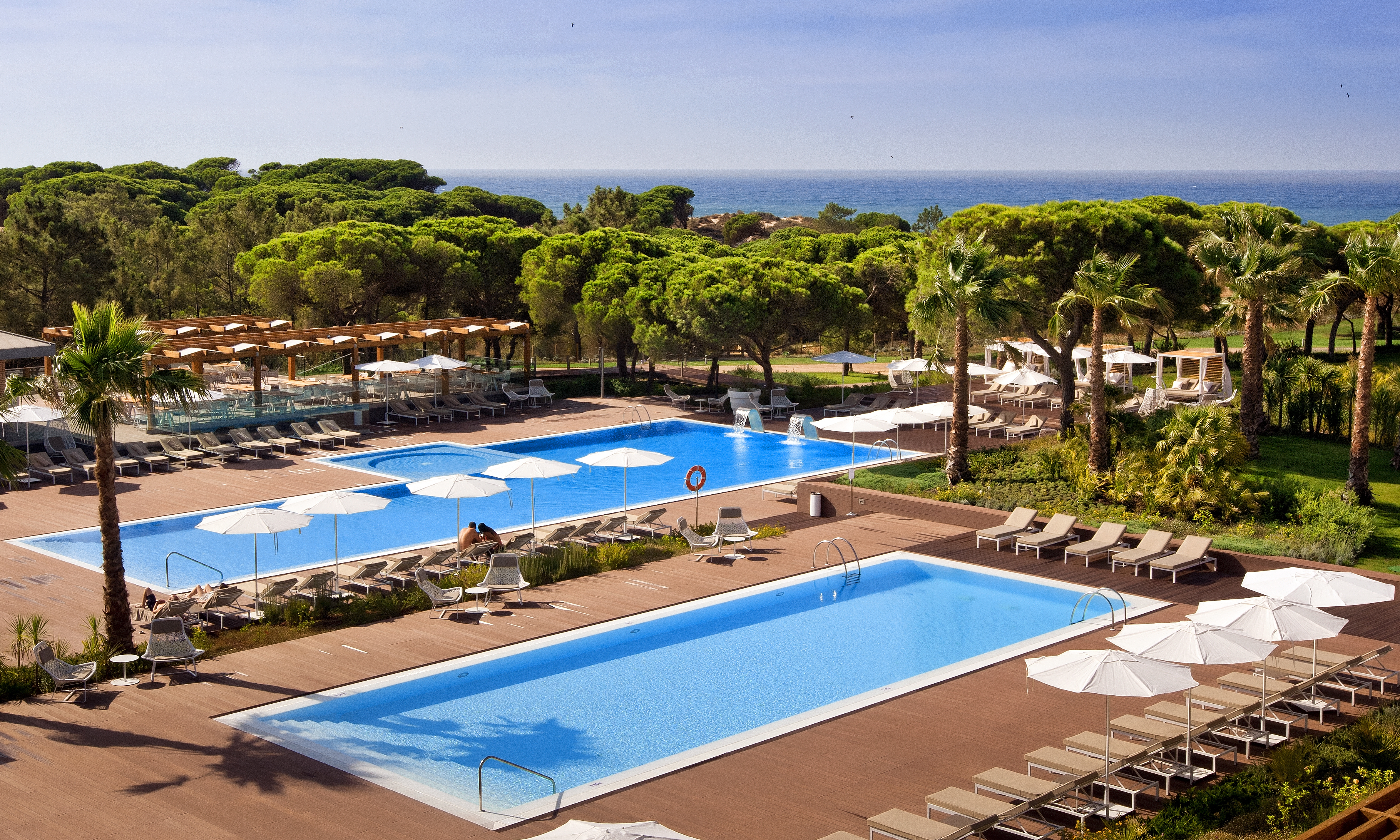 pools area