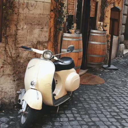 vespa in italie