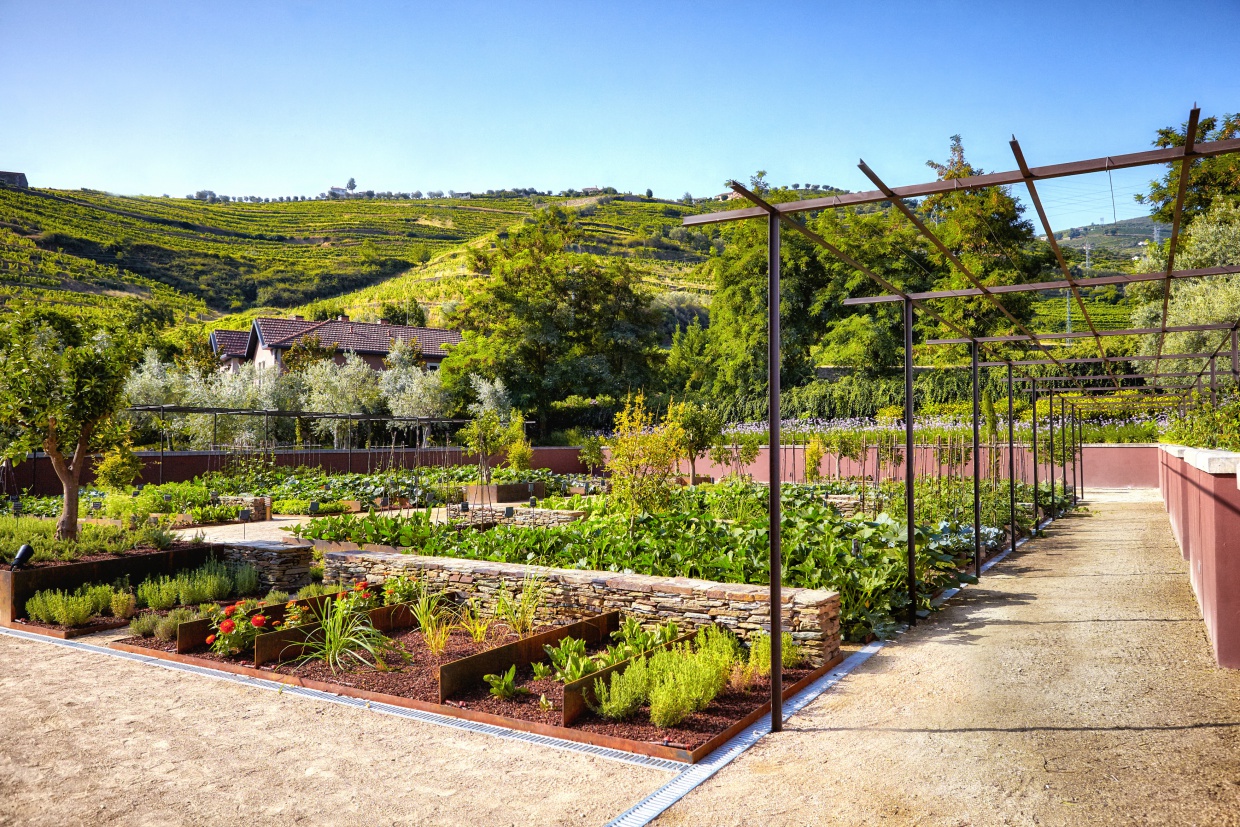 hotel six senses douro valley tuin