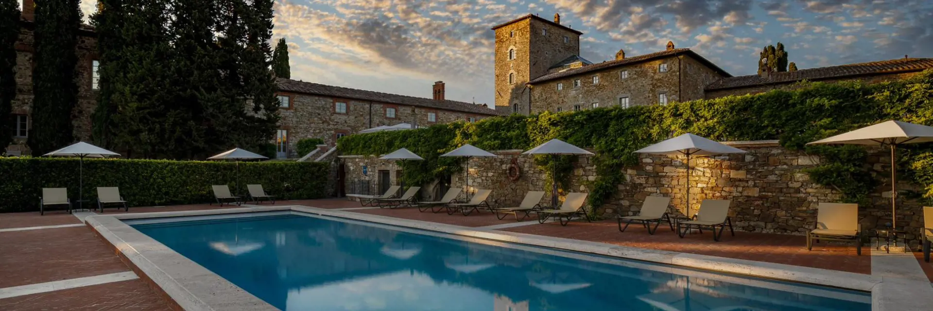 relais borgo scopeto zwembad