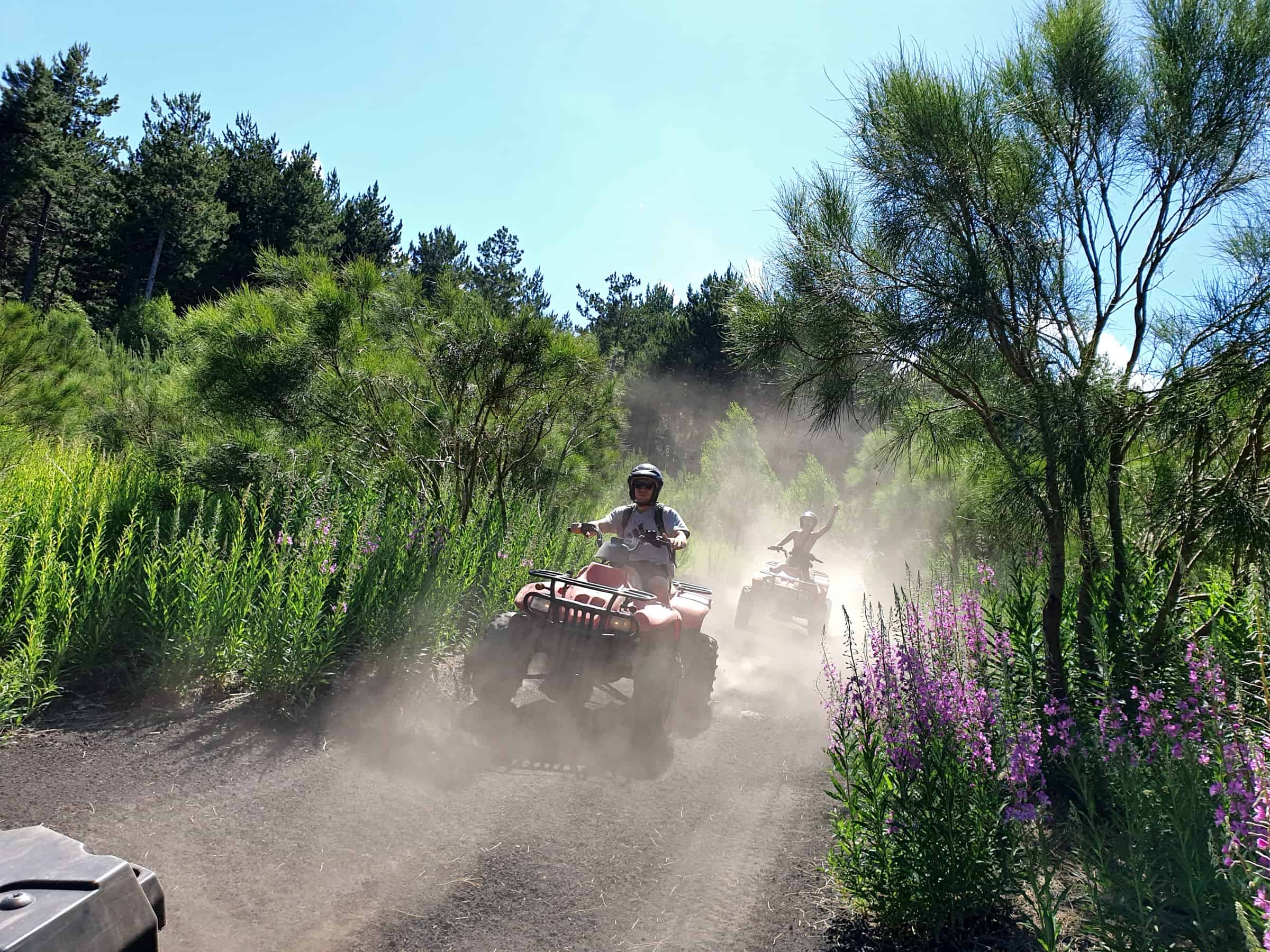 etna quad polvere dust driving quad