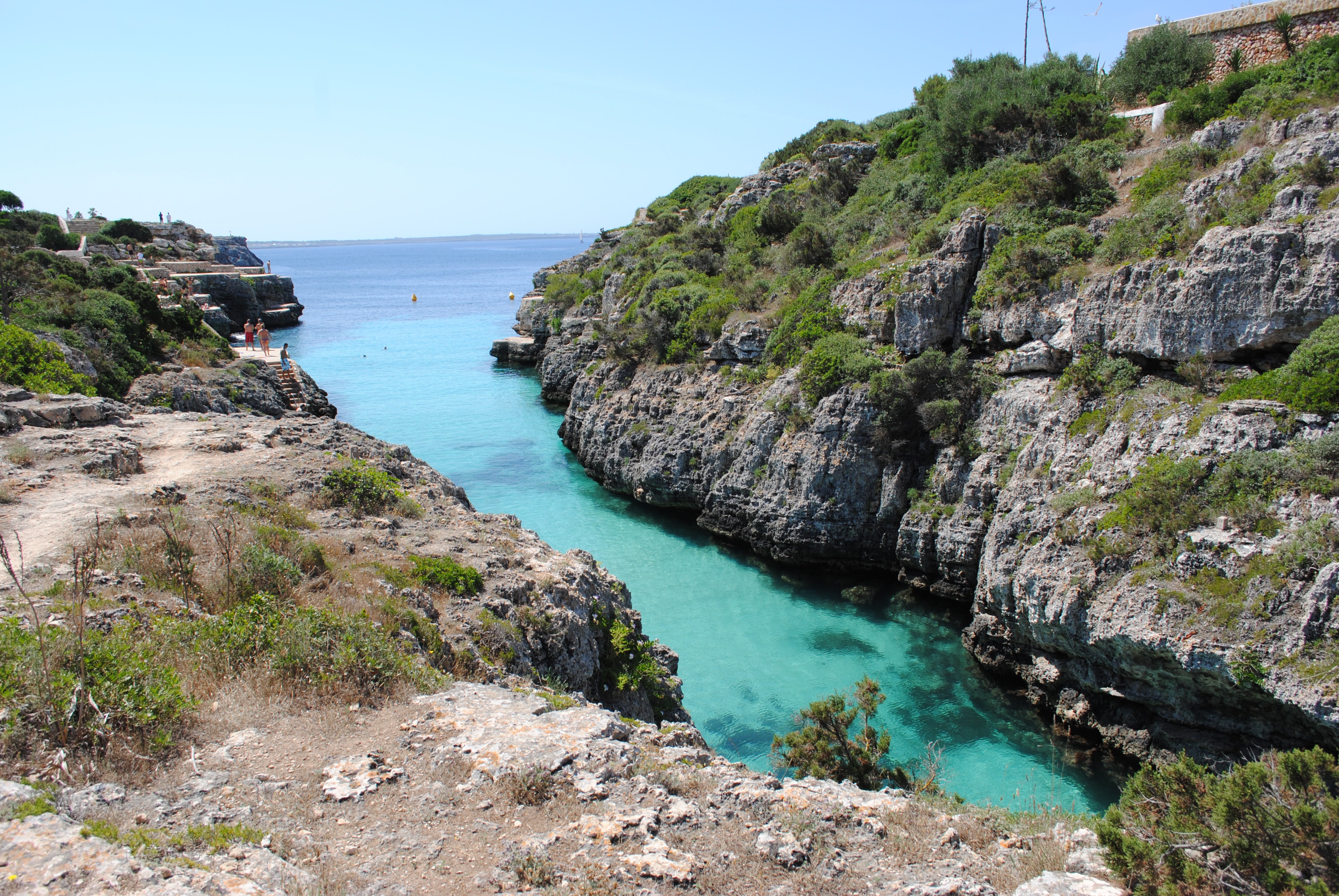 coastal inlet near ciutadella