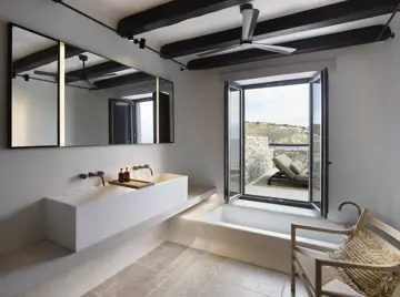 11 kalesma villa badkamer met zeezicht