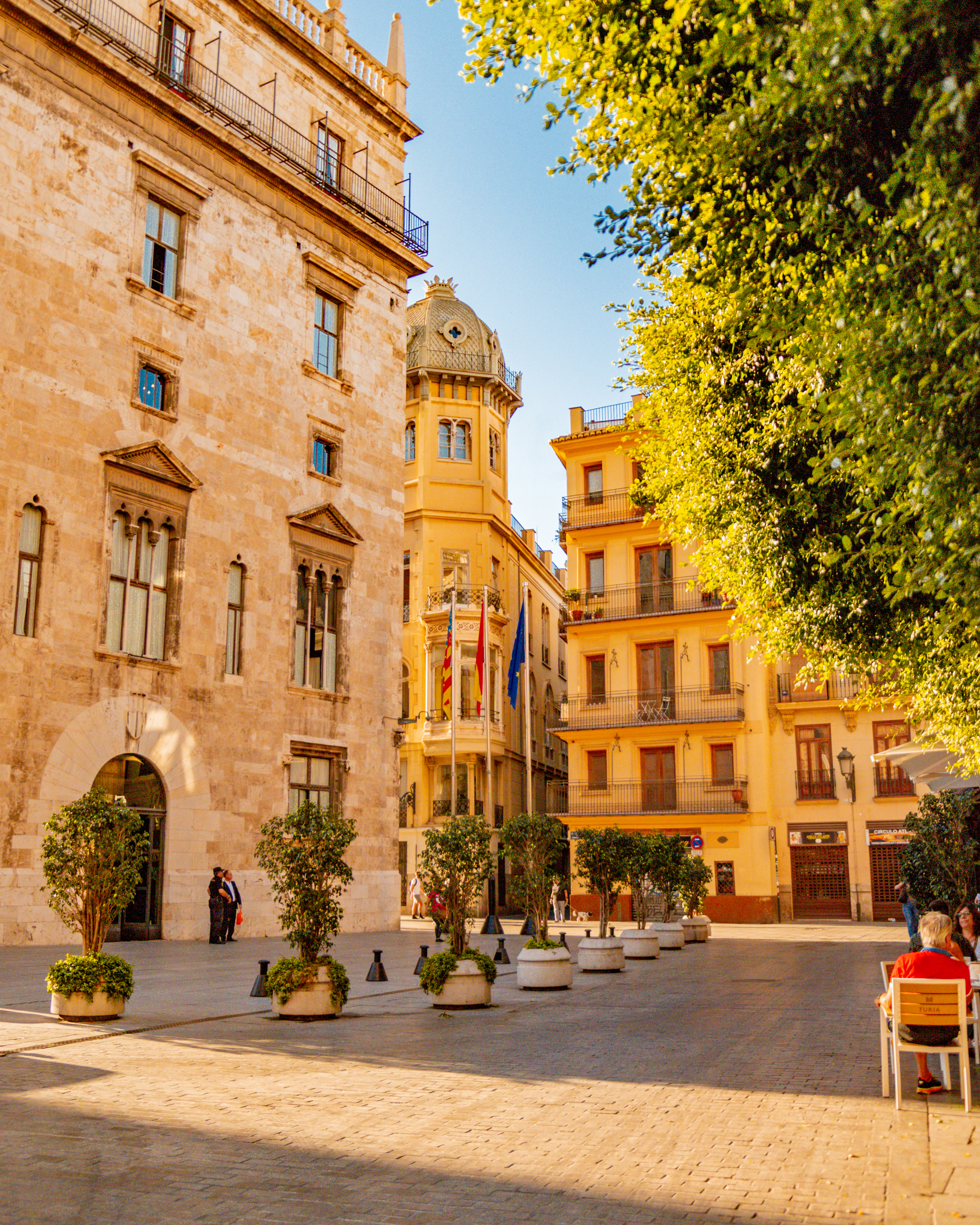 valencia spain 09252019 downtown from valencia city typical spanish architecture