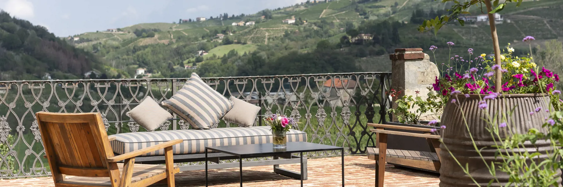 3 vigne di fagnano uitzicht vanop terras