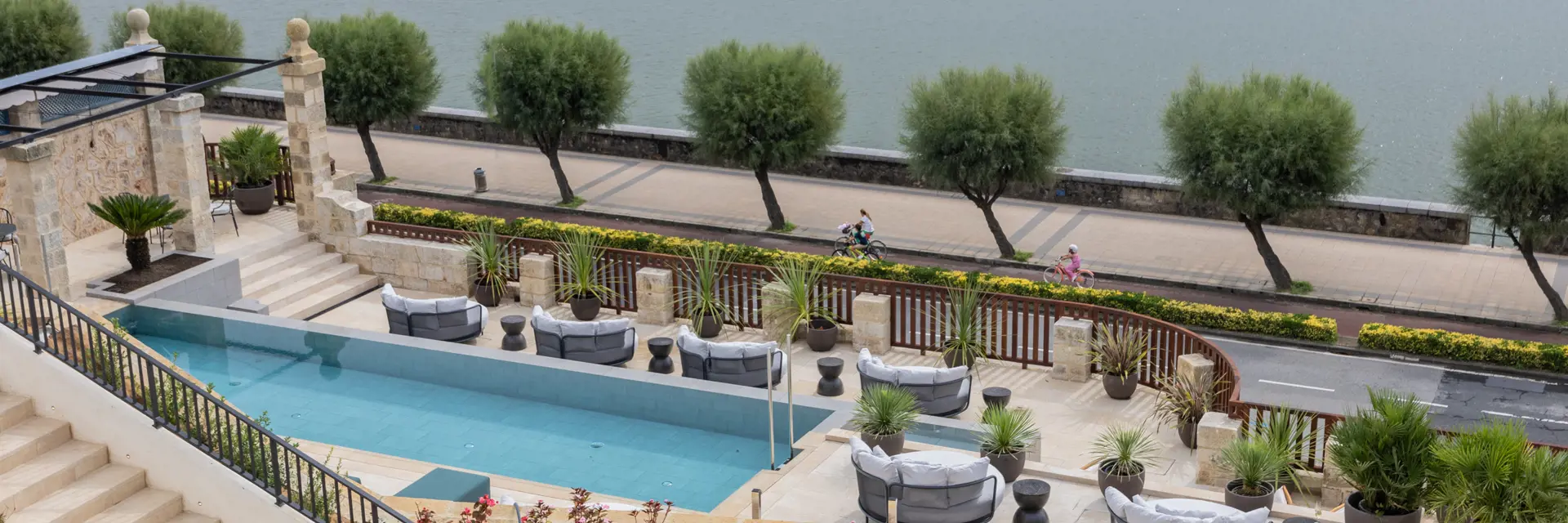 9 palacio arrriluce hotel lujo getxo bilbao piscina exterior