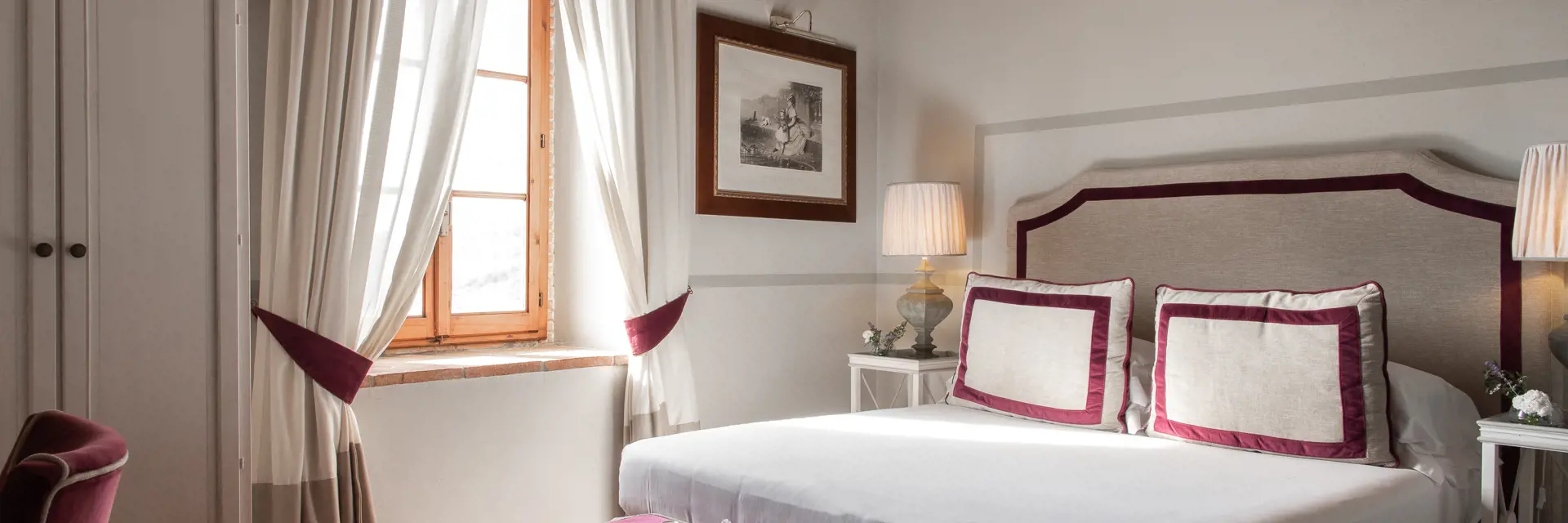 1 luxe kamer met grote bed