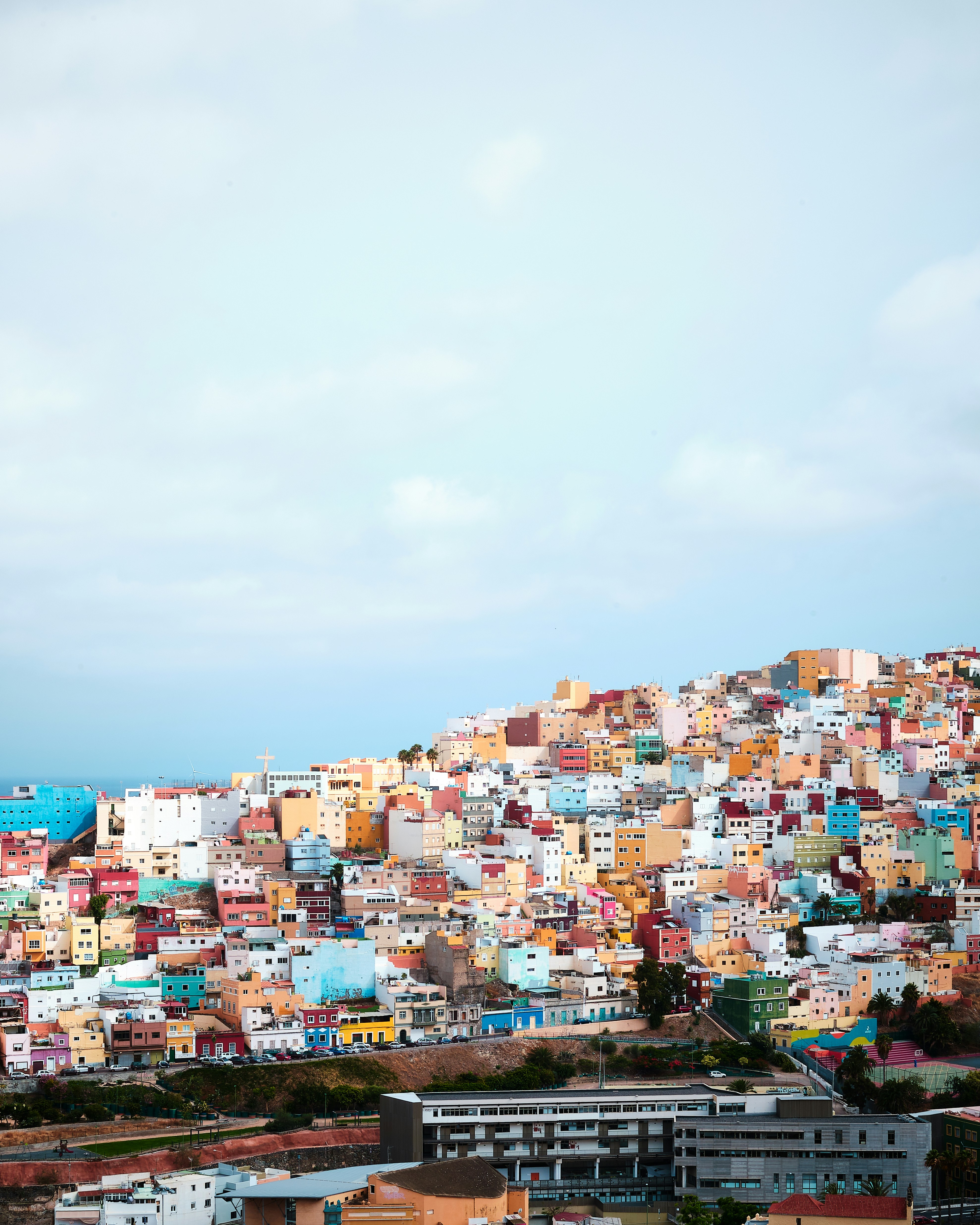 the beautiful views of san juan district in las palmas de gran canaria canary islands