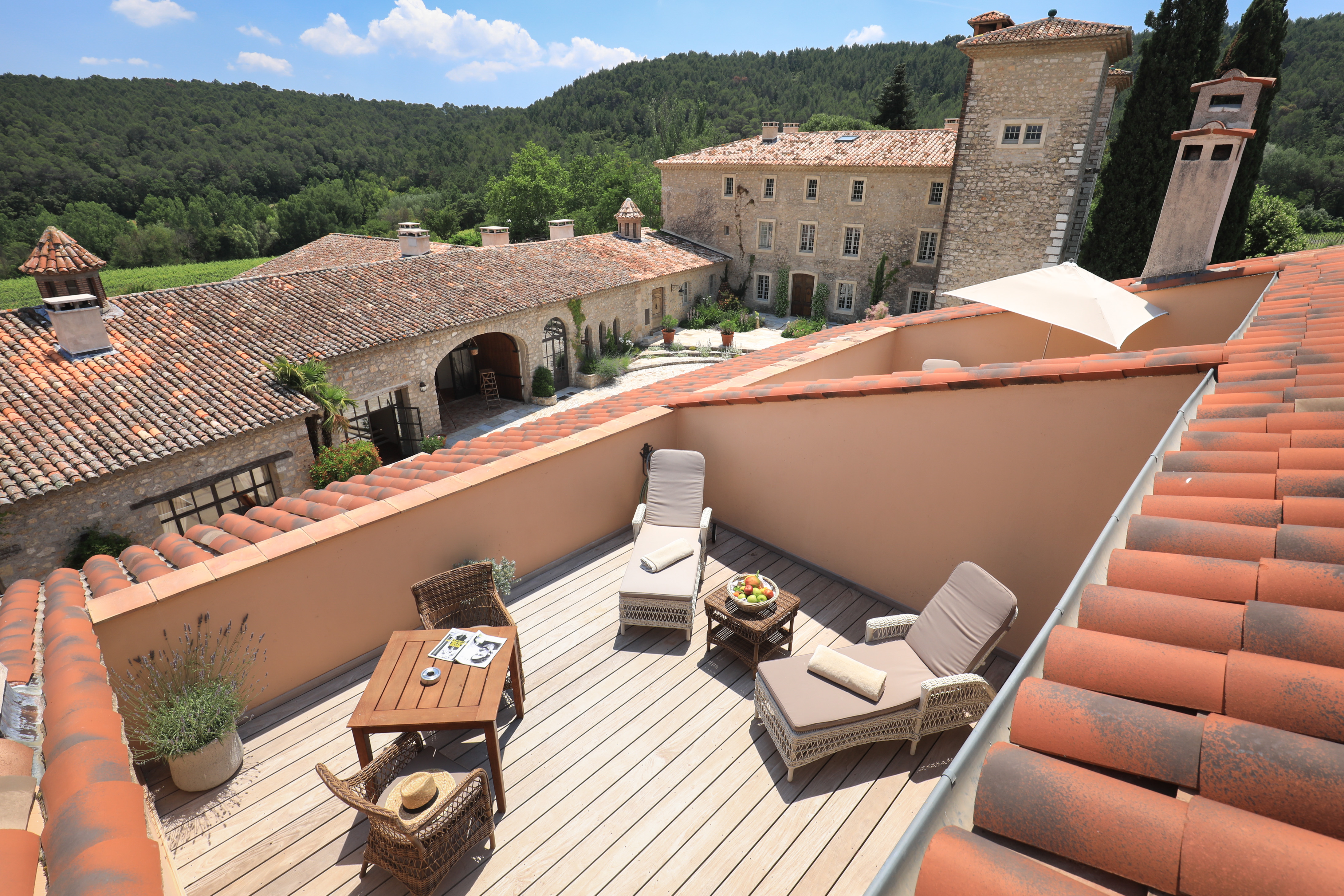 le chateau de berne chambre terrasse