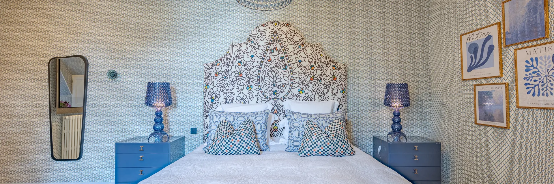 14 villa haute guais blauwe kamer