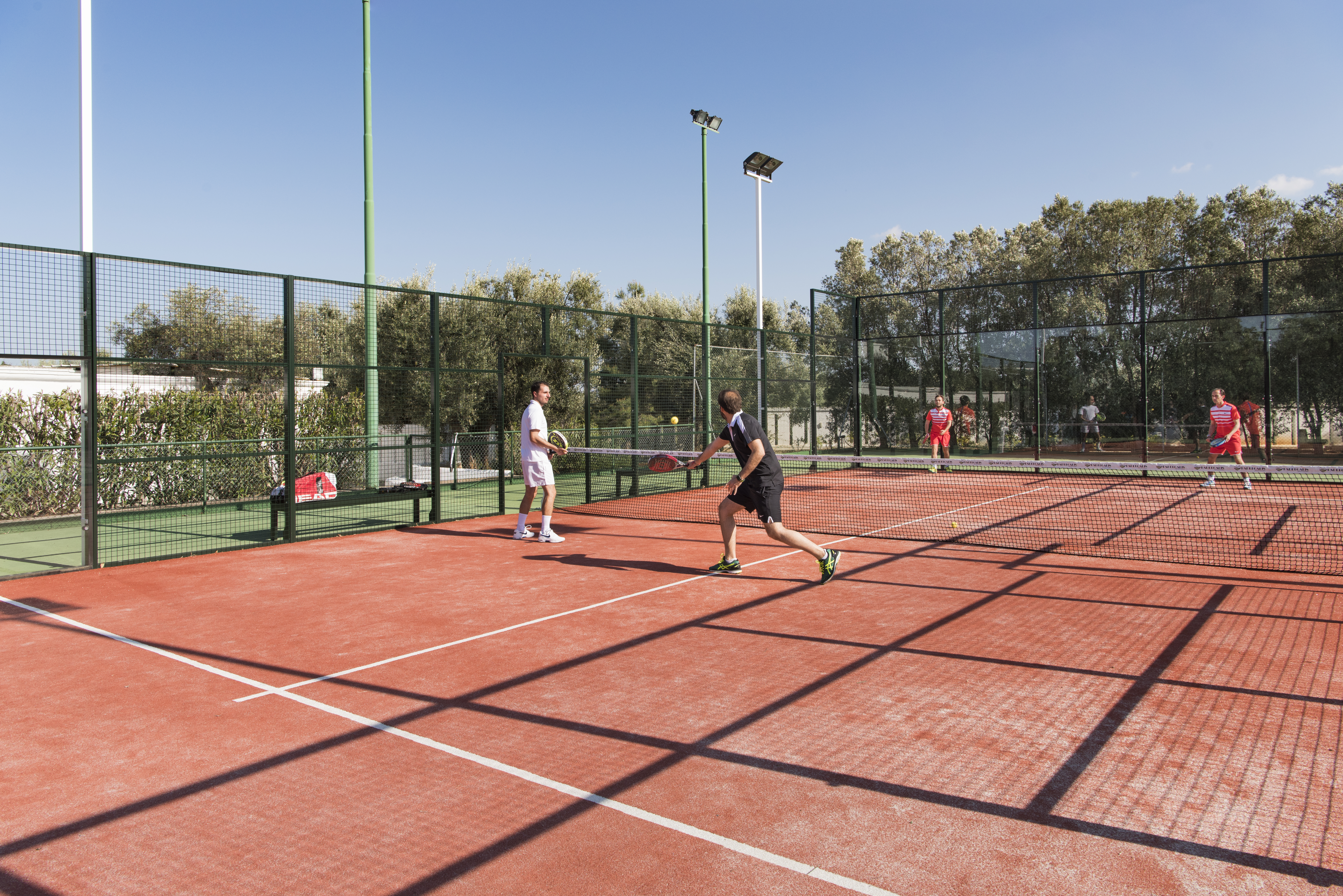 15 paddle court