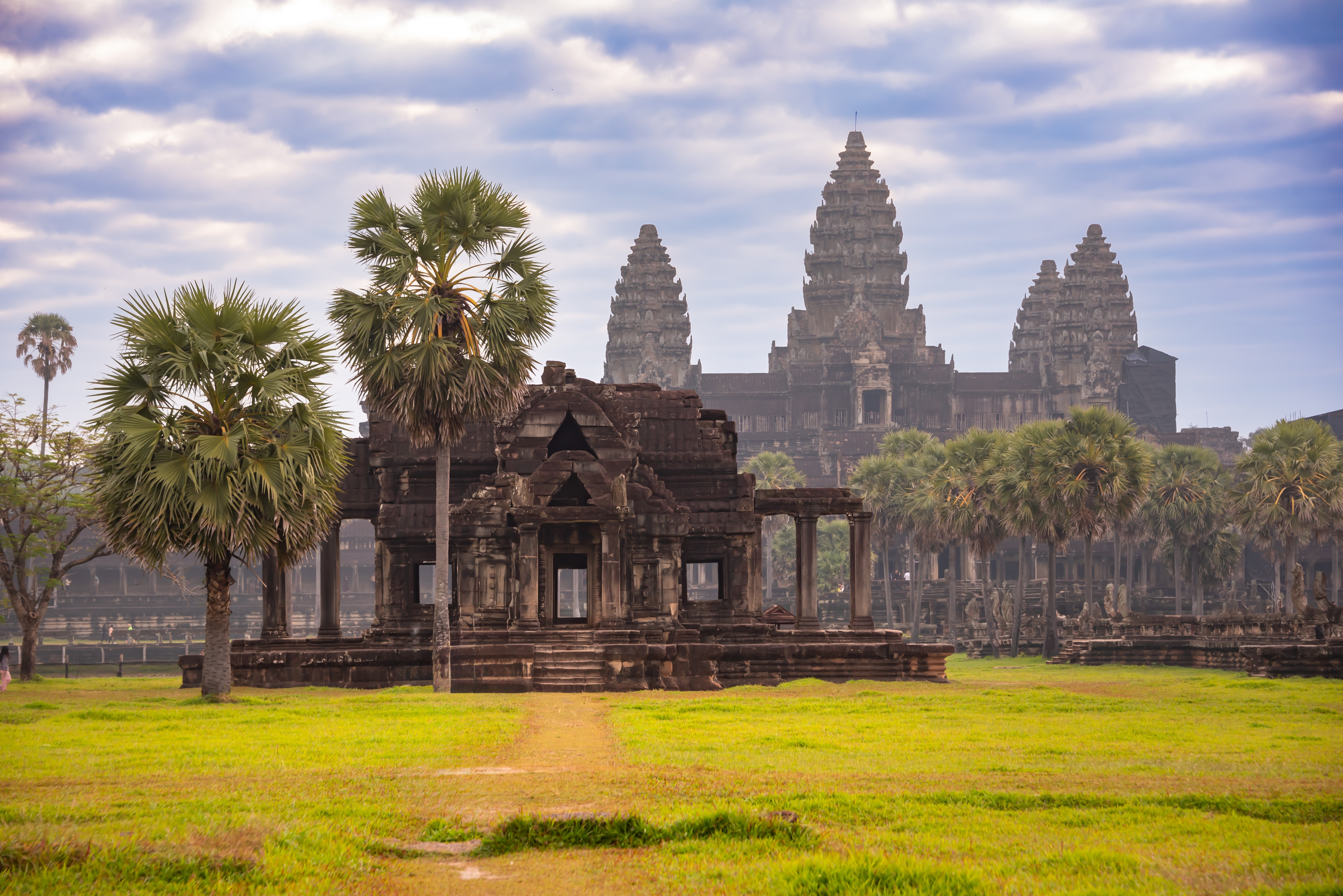 angkor wat an ancient temple ruins in cambodia