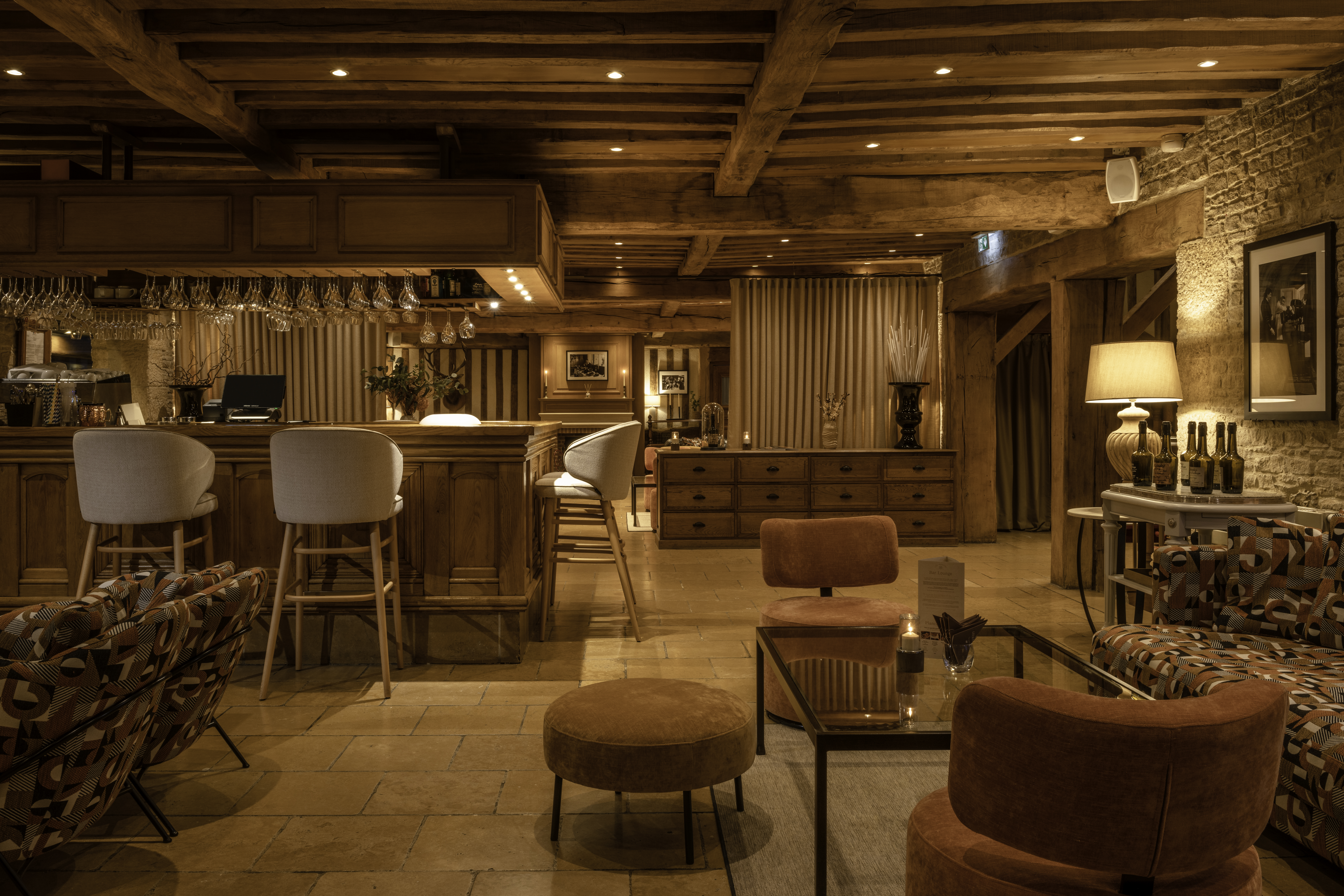 lounge bar  hotel les manoirs de tourgeville deauville alexandre chaplier 1