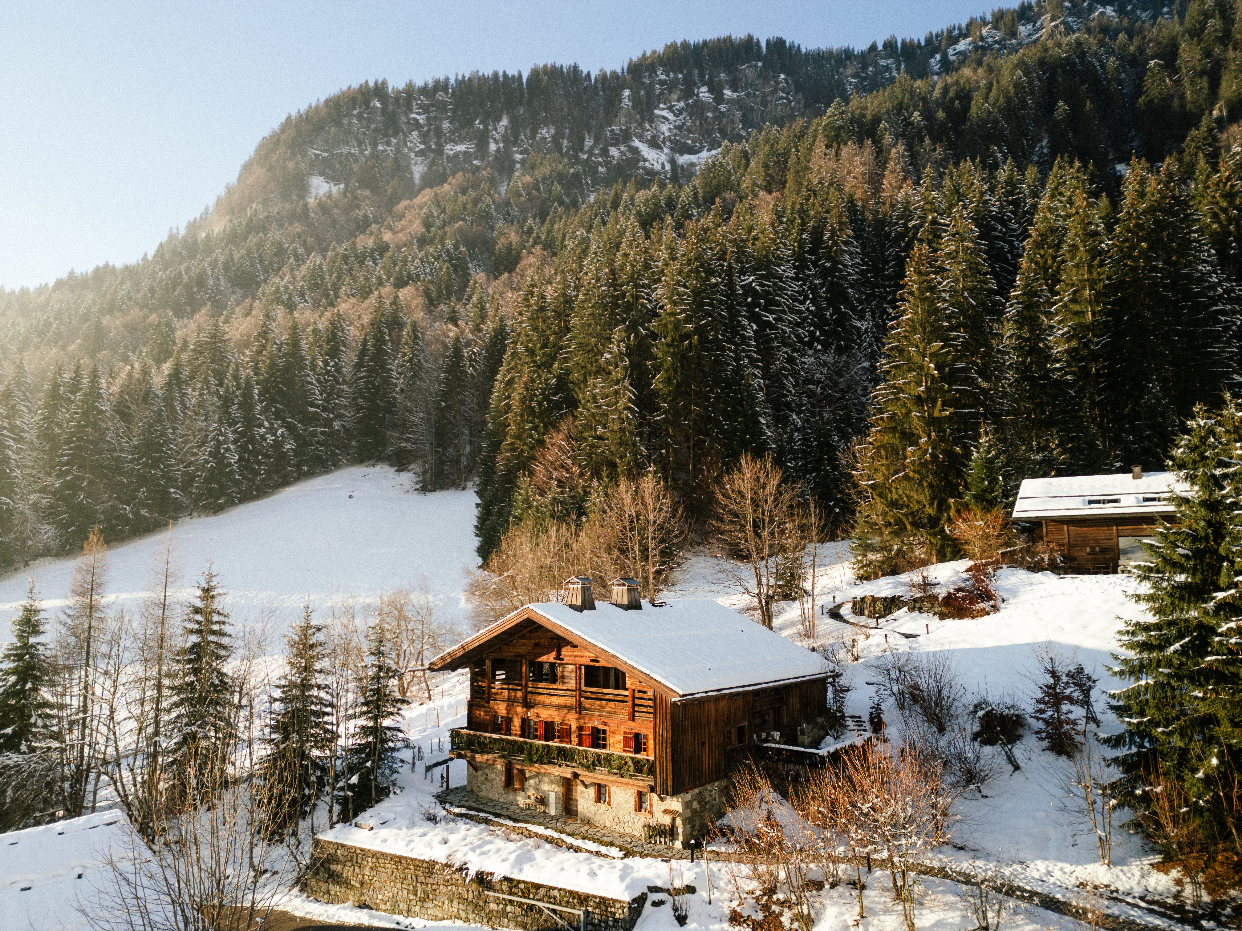 1 chalet 1864 dronebeeld