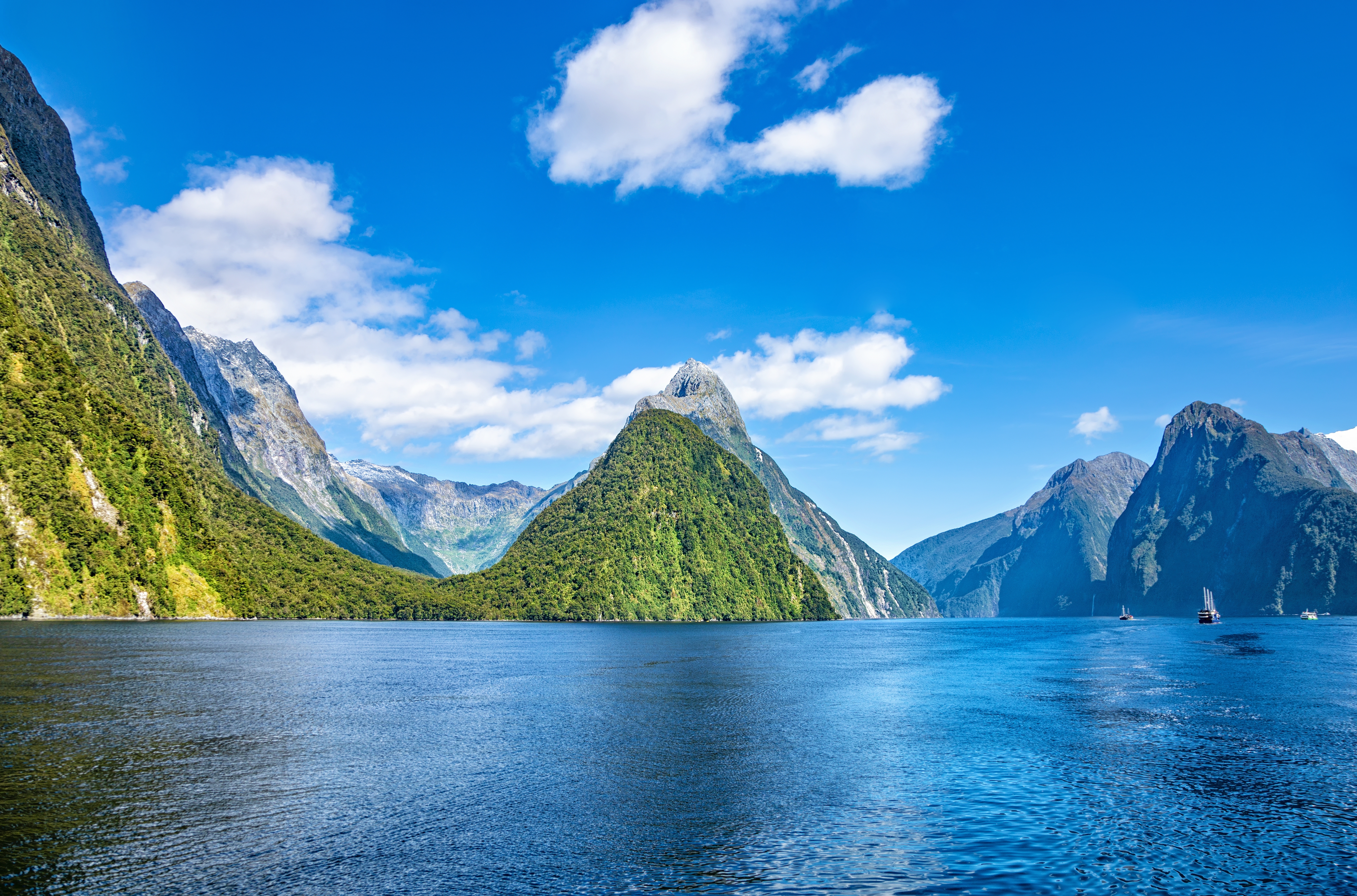 milford sound nationaal park fjordland zuidereiland nieuw zeeland oceanie
