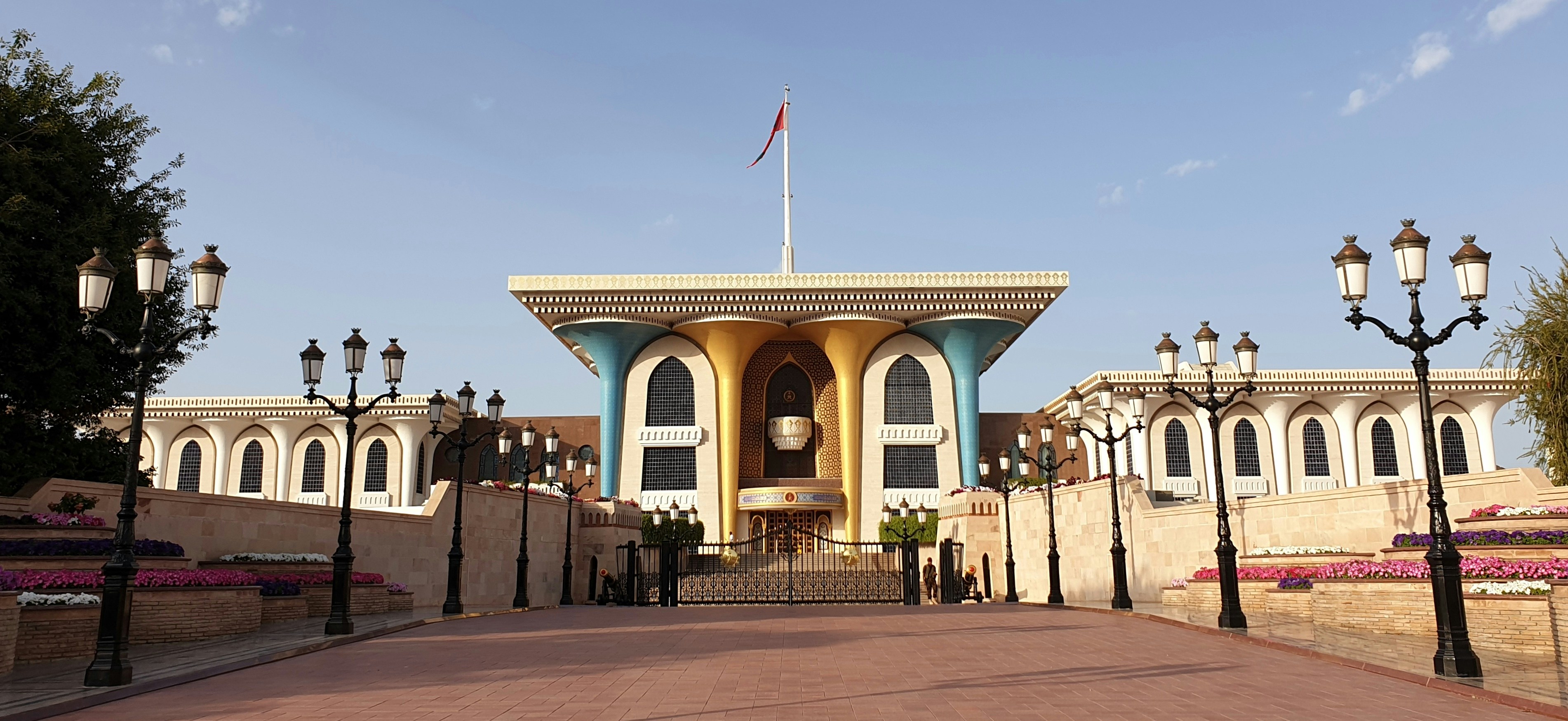 the royal al alam palace in muscat oman