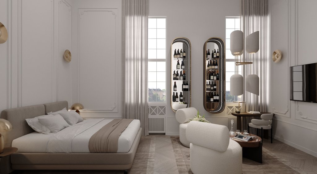 executive suite bedroom