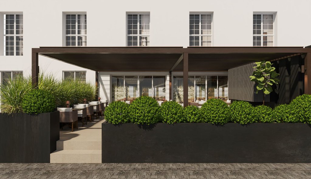 restaurant terrace