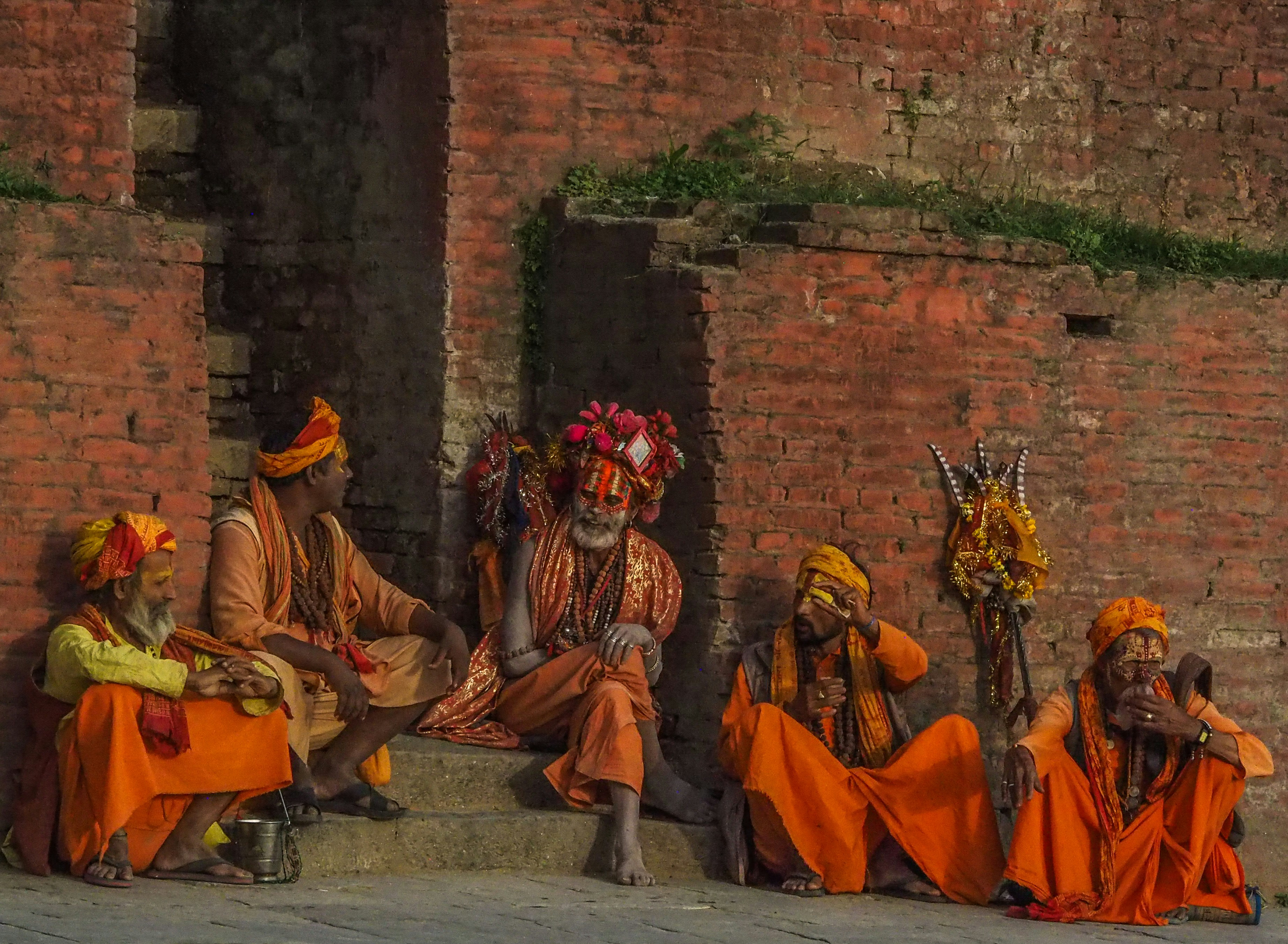 holy men kathmandu nepal