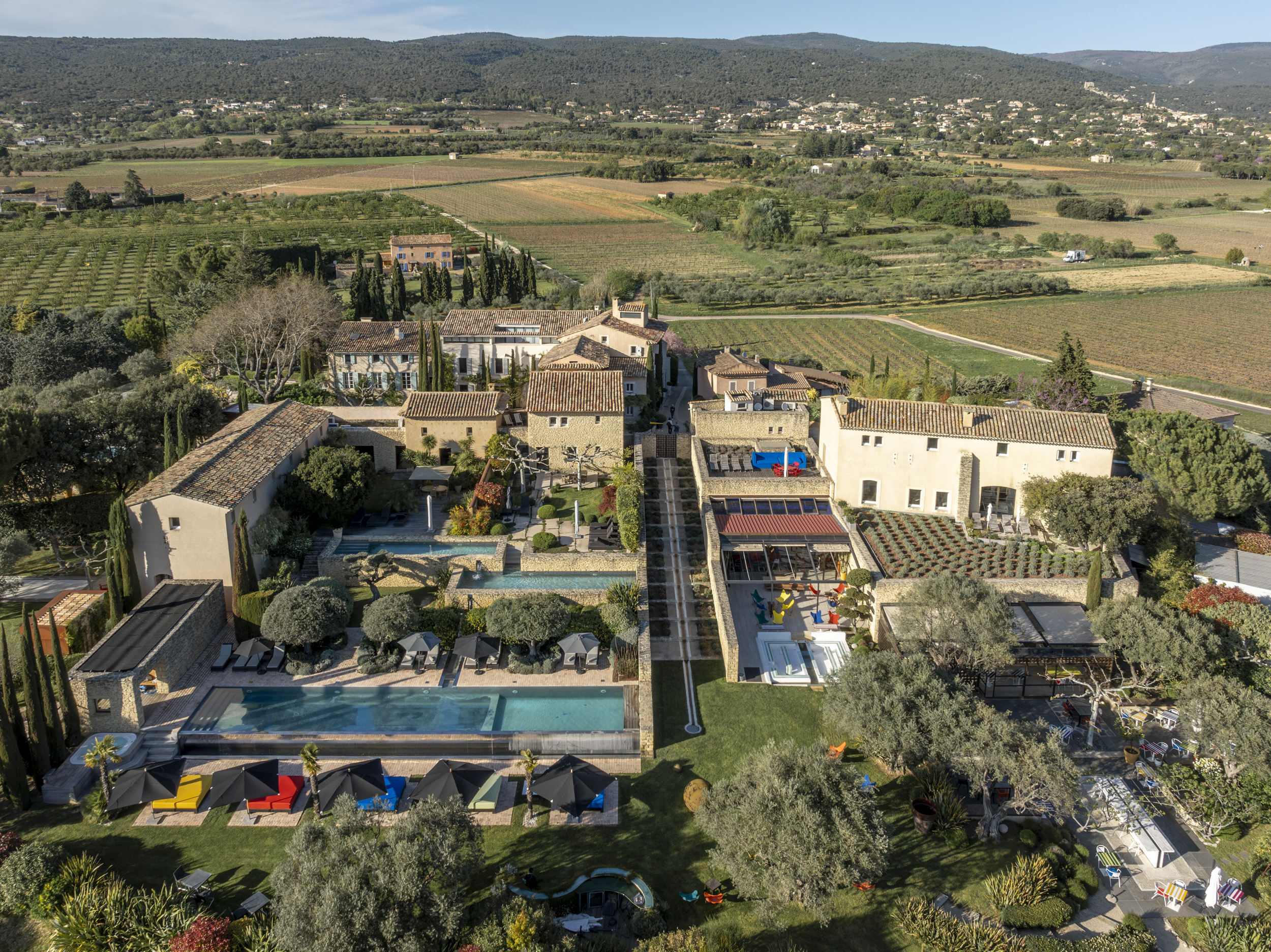 domaine des andeols vue d ensemble