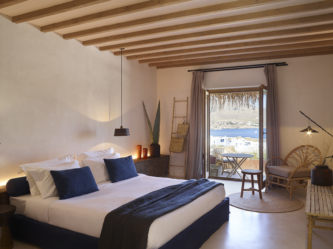 kamer met zicht op zee