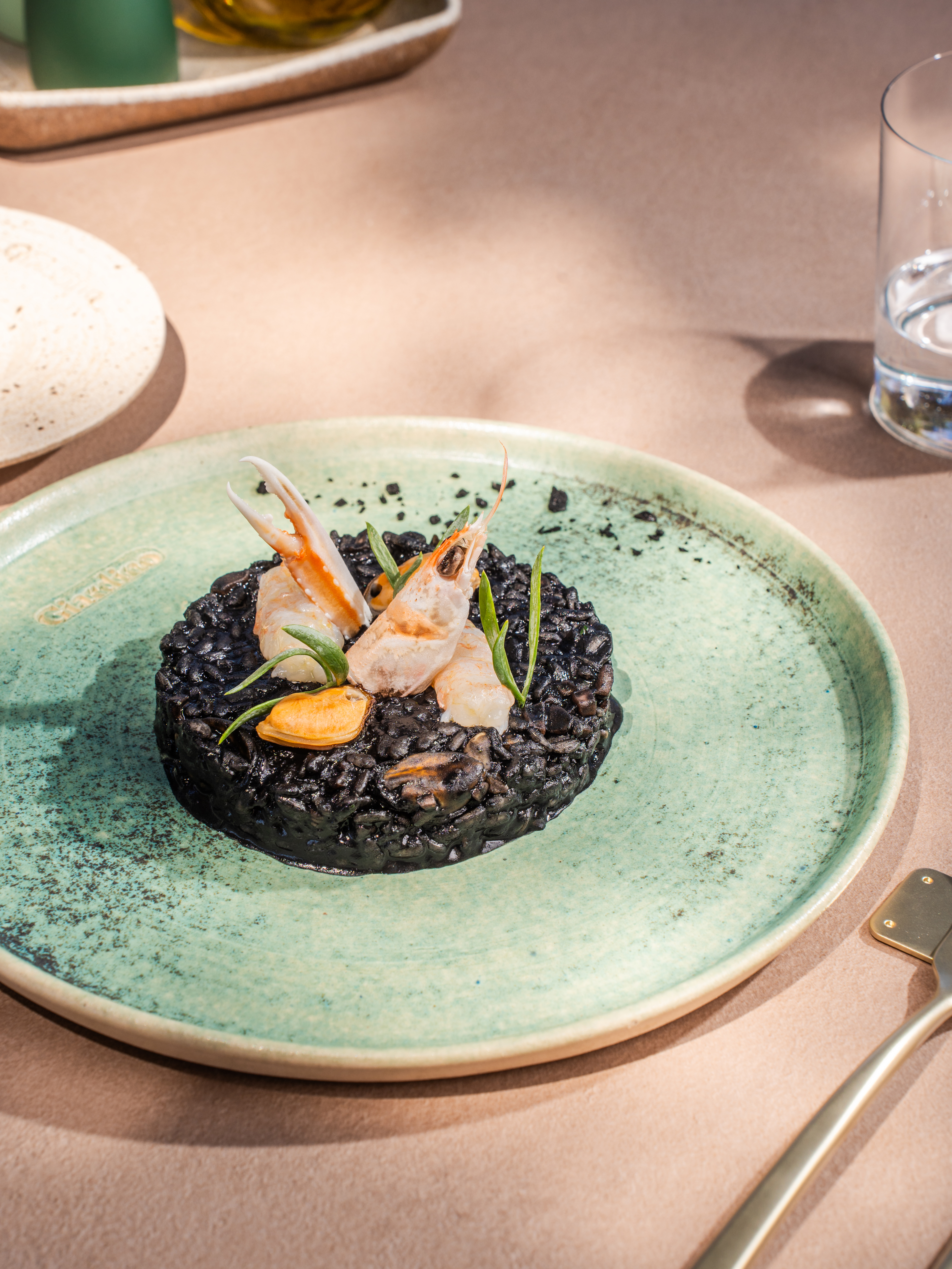 giardino cuttlefish black risotto
