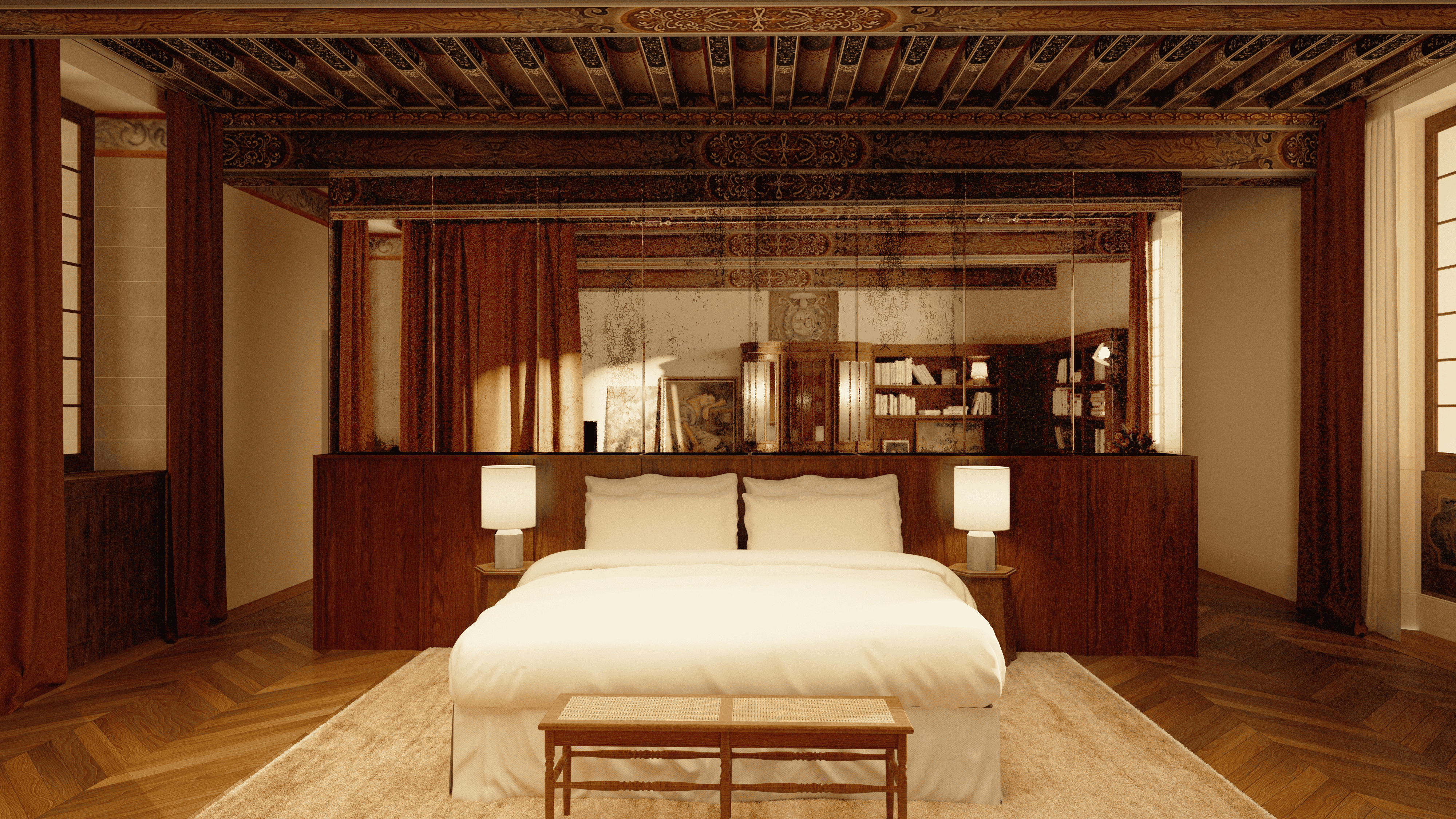 suite part vue face lit