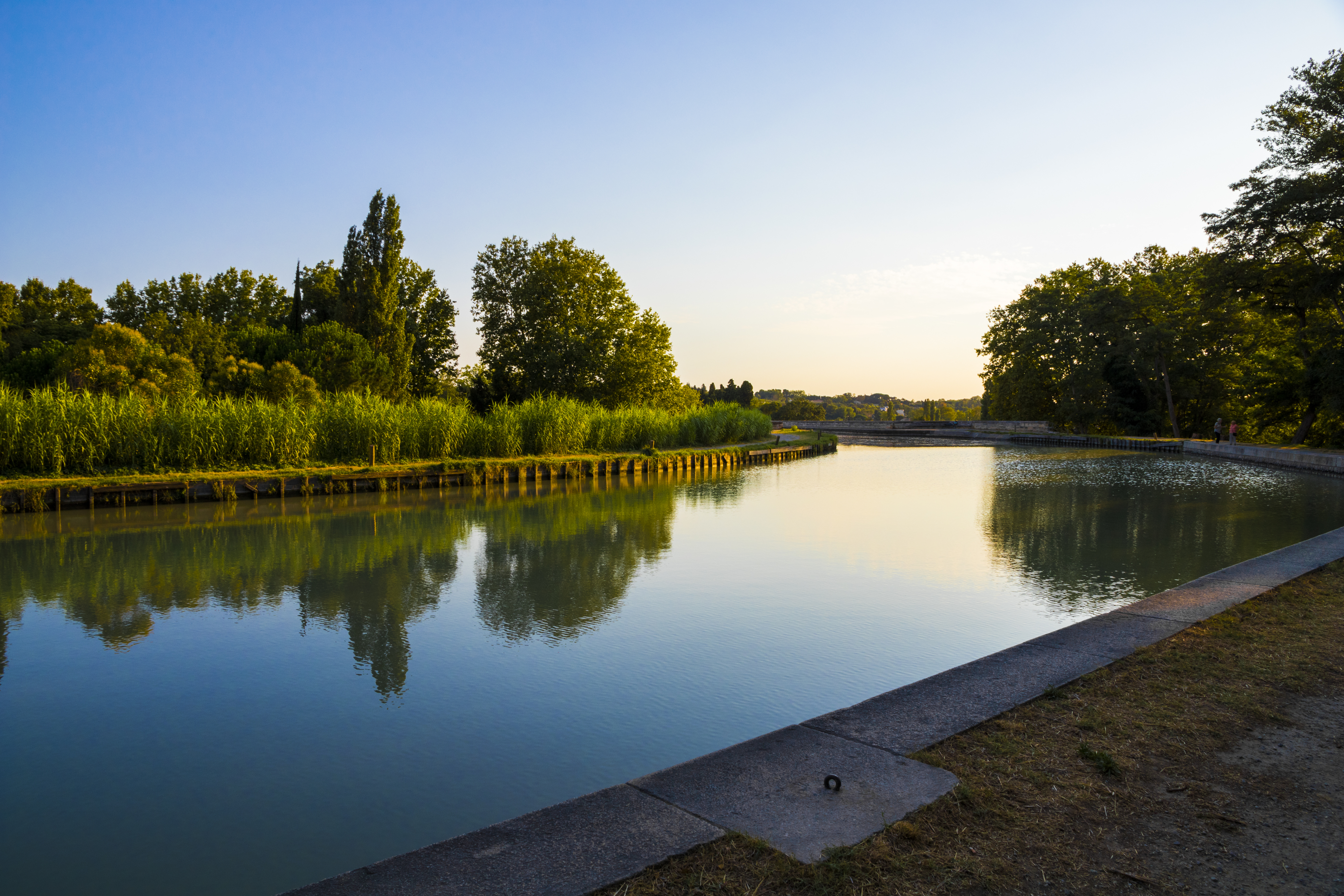 canal du midi sunset